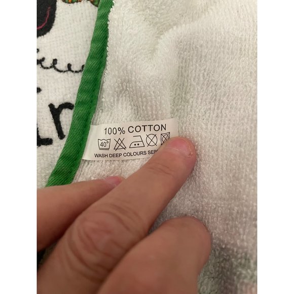 Set of 2 Ireland Tea Towels Sheep Baaa White Green NWOT - Picture 9 of 9